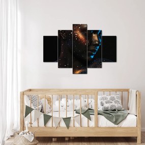 Tablou strălucitor a femeii (150x105 cm)