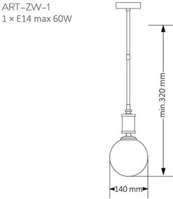 Pendul, Lustra moderna realizata manual Artu Glass