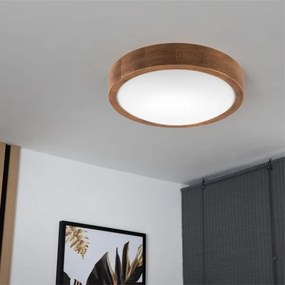 Plafonieră LED Brilagi CARVALHO SLIM 1xE27/60W/230V stejar d. 27 cm