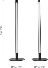 Nedis WIFILD10RGBW-SADA 2xLED RGBIC lampă birou LED 36W 2700-6500K + DO