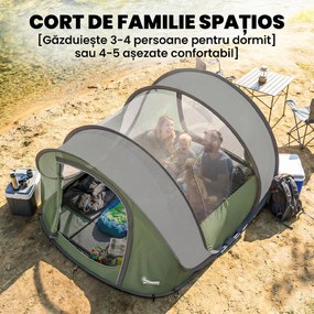 Outsunny cort automontant pop-up instant rapid de instalat | Aosom Romania