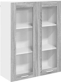 vidaXL Dulap suspendat Gri Sonoma 80 x 31 x 100 cm Lemn compozit