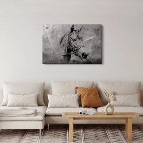 Tablou - Portret de cal (90x60 cm)