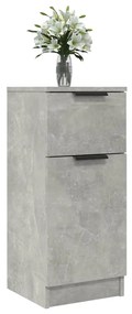 Servanta, gri beton, 30x30x70 cm, lemn compozit 1, Gri beton