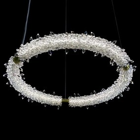 Lustra LED LUX moderna design circular D65 GLACEE 01