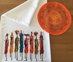 Napron African Men 45 x 140 cm