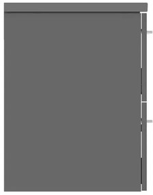 Dulap baza suspendat Ideal Standard i.life B gri quartz mat 2 sertare 60 cm