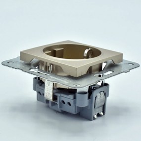 Priza simpla cu impamantare, 16A, IP20, Bronz, Panasonic Arkedia Slim \ Karre Plus