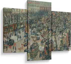 Tablou - Camille Pissarro, Boulevard des Italiens, Morning, Sunlight, reproducere (90x60 cm)
