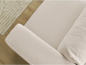 Canapea bej extensibilă/cu spațiu de depozitare 265 cm Ezechiel – Bobochic Paris