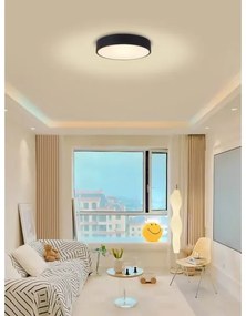 Immax NEO 07201L-LED Plafonieră dimabilă RONDATE 28W/230V negru Tuya+DO