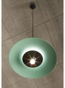 Redo 01-3019-LED Lustră suspendată pe cablu LARS LED/14W/230V+LED/10W Ø 60 cm CRI90 verde