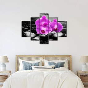 Tablou - Orhidee violet (150x105 cm)