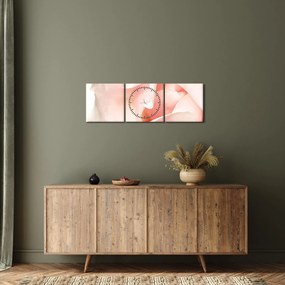 Tablou - Trandafiri (cu ceas) (90x30 cm)
