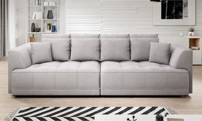 Canapea moderna pentru living TIGA, stofa catifelata crem - Whisper 01