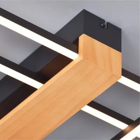 Plafonieră LED Zuma Line C230624202A MINAR LED/39W/230V negru/pin