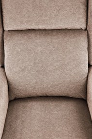Fotoliu recliner cu functie de masaj Agustin M stofa bej