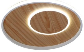 Plafonieră LED dimabilă LED/65W/230V 3000-6500K maro + telecomandă