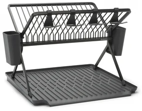 Uscător de vase pliabil Brabantia, gri închis 1004151