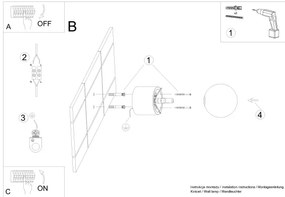 Spot de perete Sollux SL.1192 BOOMO 1xG9/8W/230V