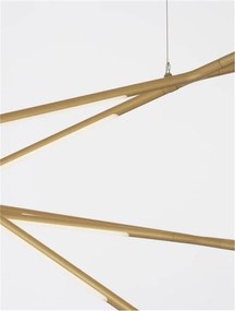 Lustra LED XL suspendata design modern RACCIO aurie