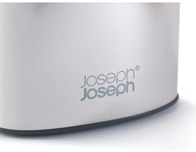 Perie de WC argintie din oțel inoxidabil Flex – Joseph Joseph