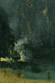 Reproducere Nocturne in Black & Gold, James McNeill Whistler