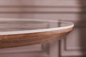 Masa extensibila, Ceramica, Furnir nuc, UNIQUE 160-200cm