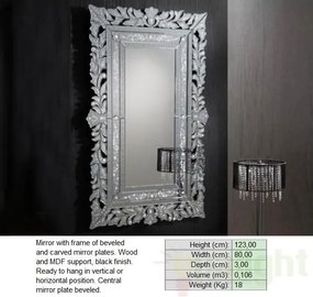 Oglinda decorativa stil Venetian dim.123x80cm Cleopatra 29-E16