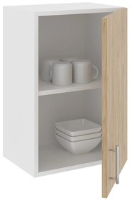 Corp Superior Karo, 1 Usa, Lemn Natural/Alb, 40 x 30 x 60 cm