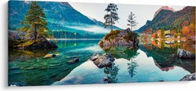 Tablou - Lacul Hintersee, Alpii Bavarezi, Austria (120x50 cm)