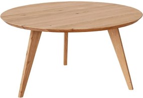 Masă stejar masiv Cafea Oscar Rotundă - ⌀50cm