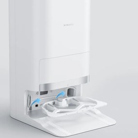 La mâna a doua: Aspirator robot Xiaomi X20+, 6000 Pa, 140 min, 0.35/4 l, Functie Mop, Statie de autogolire, Navigatie LDS, Evitarea obiectelor, Aplicatie mobila, Alb