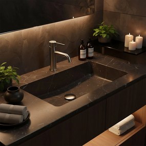 Baterie pentru baie Rea Foster Nickel Brush Low