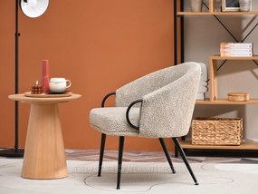 Fotoliu Carma F (bej închis + negru). Promo -19%. 1109977