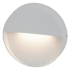 Aplica LED de perete pentru iluminat exterior, lumina ambientala, IP65 Bongo alb