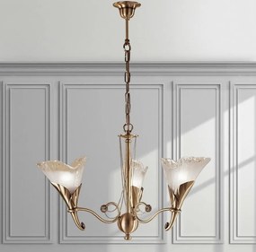 Candelabru 3 brate LUX design clasic realizat manual 316 Creamy