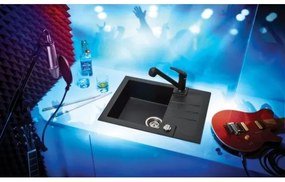 Chiuvetă de bucătărie ALVEUS 1090951 ROCK 59,5x47,5 cm negru