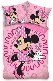Lenjerie de pat Carbotex din bumbac pentru copiiFabulous Minnie , 140 x 200 cm, 70 x 90 cm
