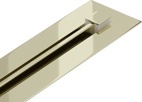Mexen Flat 360° Super Slim scurgere liniară rotativă 140 cm, Aurie - 1551140