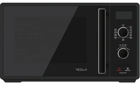Cuptor cu microunde Tesla MW2391MB, 23 litri, 900W, Gratar, Dezghetare, Control digital, 5 trepte de putere, Negru
