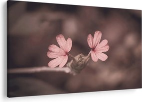 Tablou cu floare roz (90x60 cm)