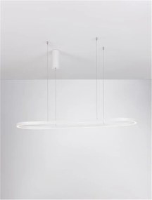 Lustra LED suspendata design modern QUERALT alba