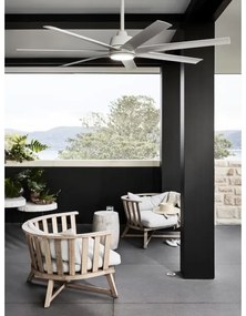 Ventilator LED de tavan Lucci Air 213182 ATLANTA 1xGX53/52W/230V alb + telecomandă