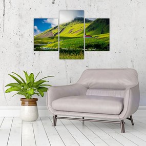 Tablou cu peisaj montan (90x60 cm)