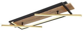 Plafoniera LED design indistrial Beatrix negru 81,5,5x40,5cm