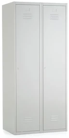 Dulap metalic, 80 x 50 x 180 cm, inchidere cilindrica, gri deschis - ral 7035