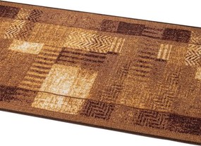 decoDoma Covor runner Patchwork maro 67 x 250 cm