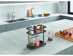 Organizator pentru mirodenii din oțel inoxidabil Tokyo Lava – Metaltex