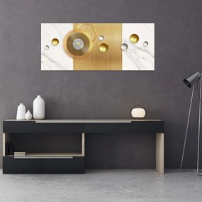 Tablou - Perle din Marmură (120x50 cm)